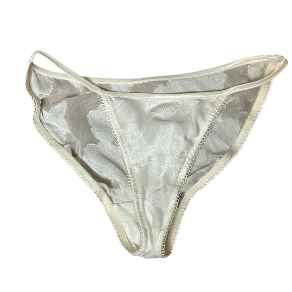 NWOT NK Imode Silk bridal babydoll chemise bow, pearl and rayon lace details - Picture 9 of 15